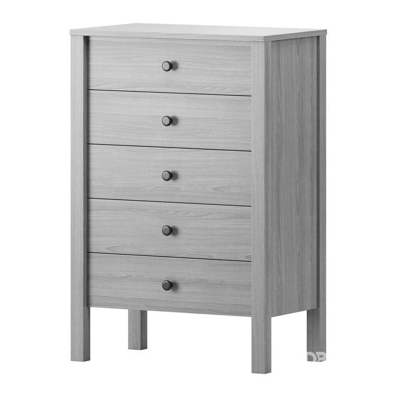 Calistoga 5 Drawer Tallboy Dresser Image 3