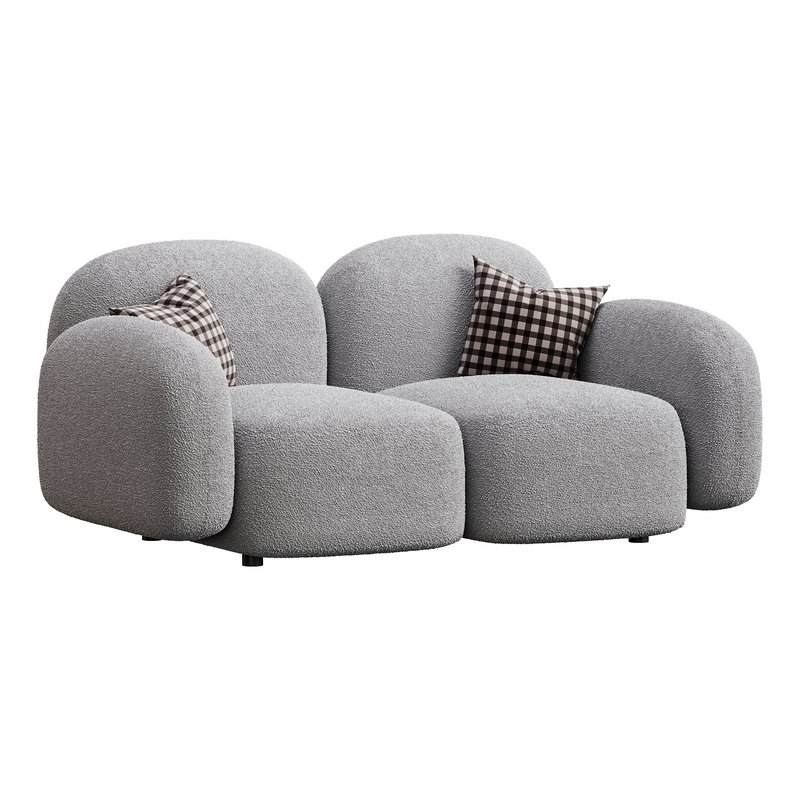 Modern Loveseat sofa Image 4