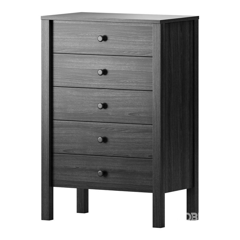 Calistoga 5 Drawer Tallboy Dresser Image 4