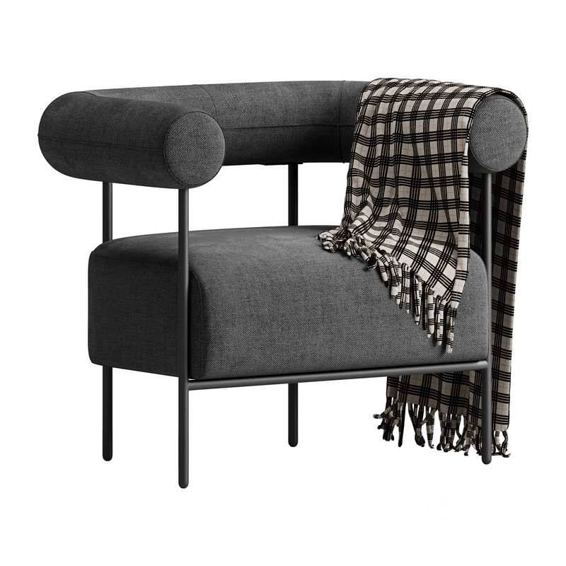 Fulbourn Rust Ochre Velvet Armchair Image 4