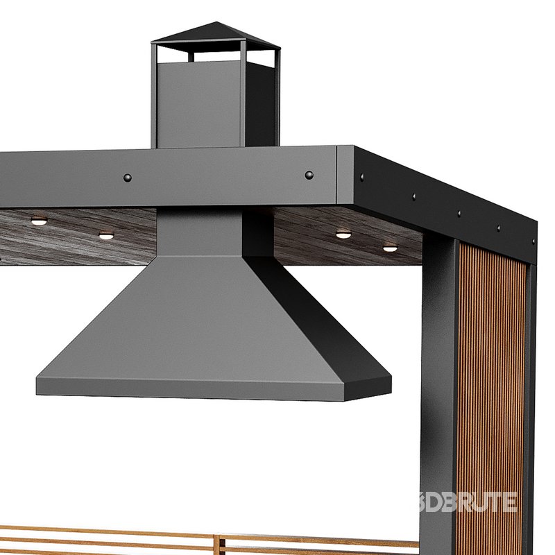 Modern gazebo with summer kitchen 1 Image 4