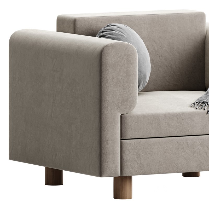 InMar Velvet Smoking Chair Image 5