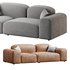 Modern Solid Sofa - Thumbnail 7
