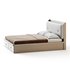 White Wooden Luxury Leather Upholstered Bed - Thumbnail 6