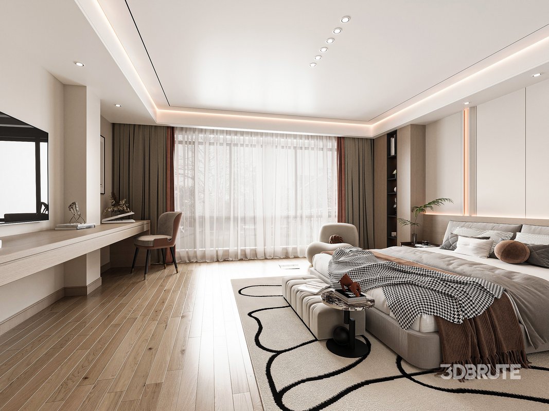 Modern bedroom Image 2