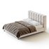 White-velvet-minimalist-bed - Thumbnail 5