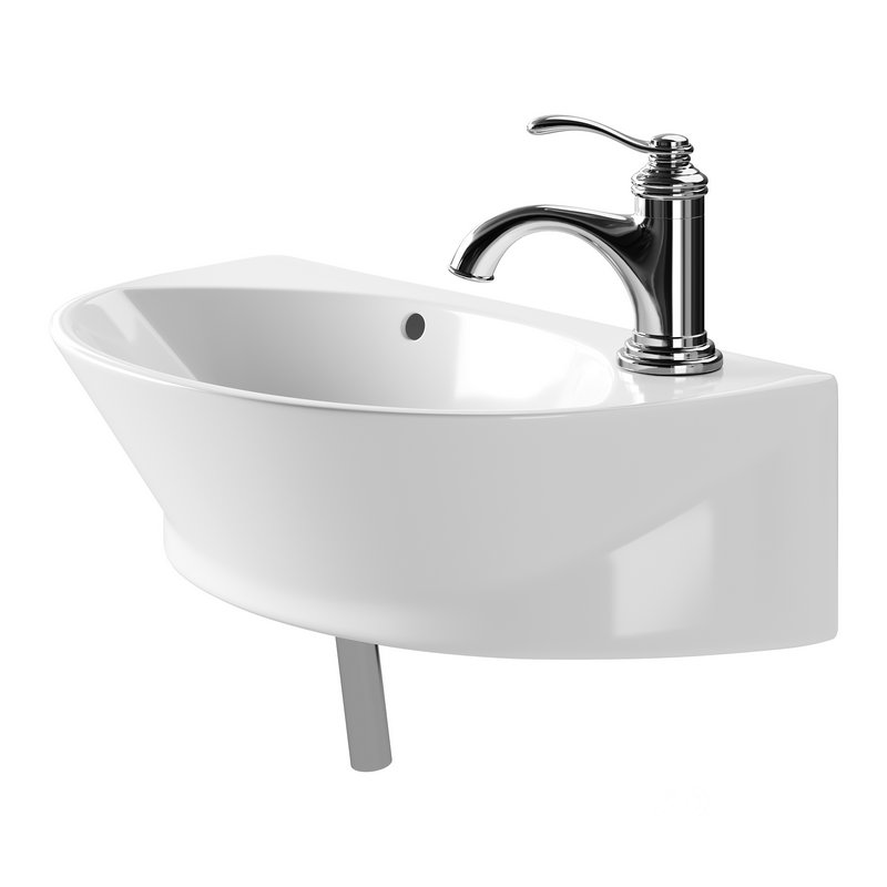 Small Wall Mount Sink for Bathroom Image 7