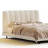 Dylan White Boucle Minimalist Bed Frame - Thumbnail 7