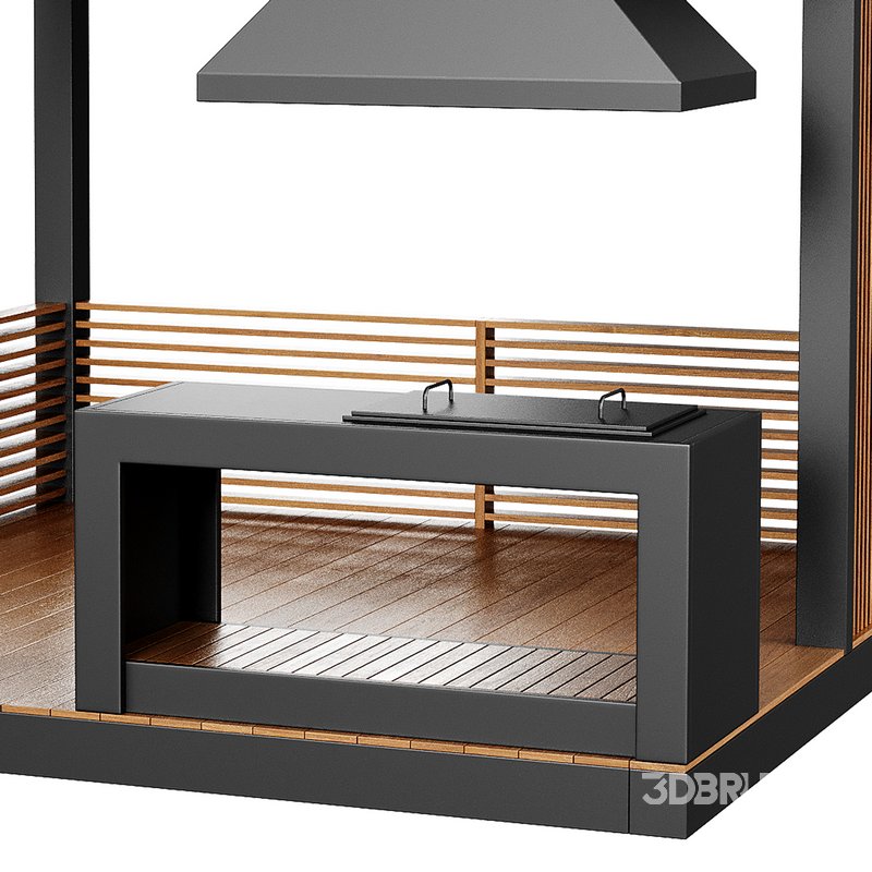 Modern gazebo with summer kitchen 1 Image 7