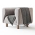 Veneto Velvet Poudre Armchair - Thumbnail 7