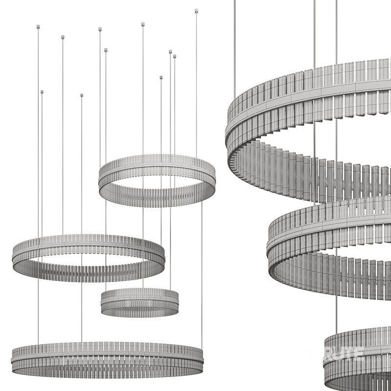 Baroncelli Saturno Chandelier Image 6