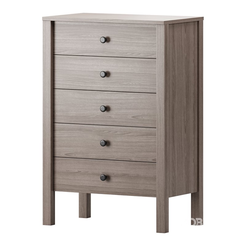 Calistoga 5 Drawer Tallboy Dresser Image 8