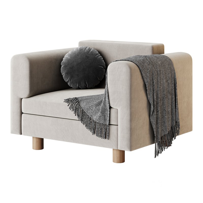 InMar Velvet Smoking Chair Image 8