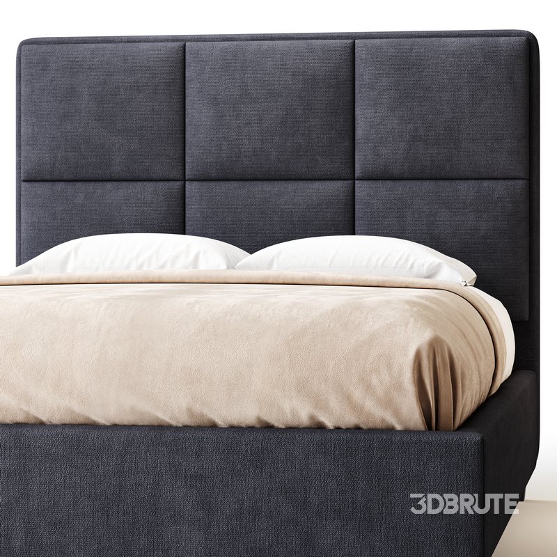 Flair 3-Piece Full Bed – Grey Image 8