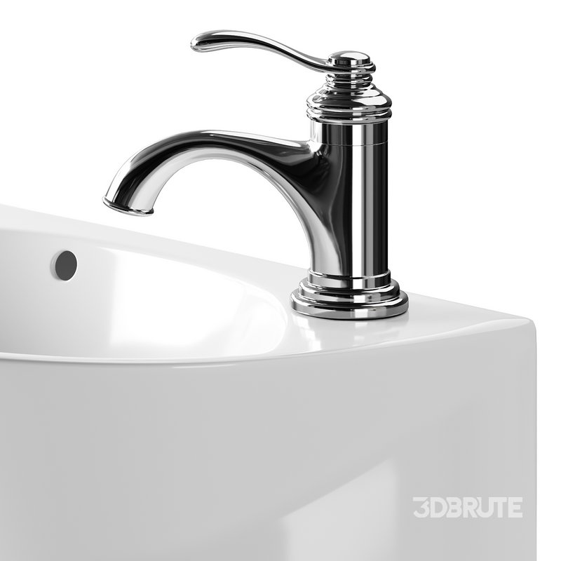 Small Wall Mount Sink for Bathroom Image 8