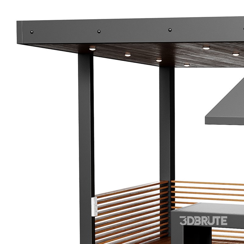 Modern gazebo with summer kitchen 1 Image 6