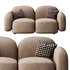Modern Loveseat sofa - Thumbnail 8
