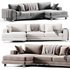 T TIME Sofa with chaise longue By Twils - Thumbnail 1