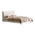 Dylan White Boucle Minimalist Bed Frame - Thumbnail 8
