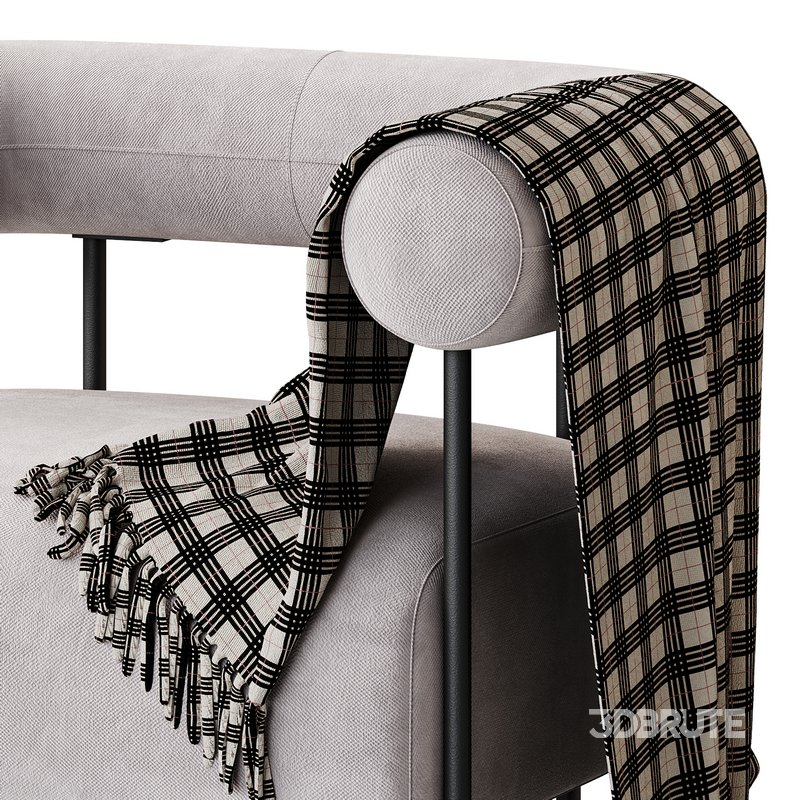 Fulbourn Rust Ochre Velvet Armchair Image 8