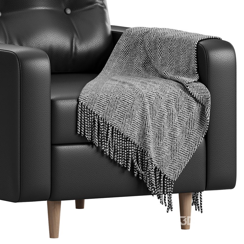 Deans armchair leather Image 9