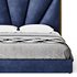 Royal Blue Upholstered Luxury King Size size Bed - Thumbnail 9