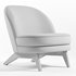 Armchair Pyle Cozy White - Thumbnail 2