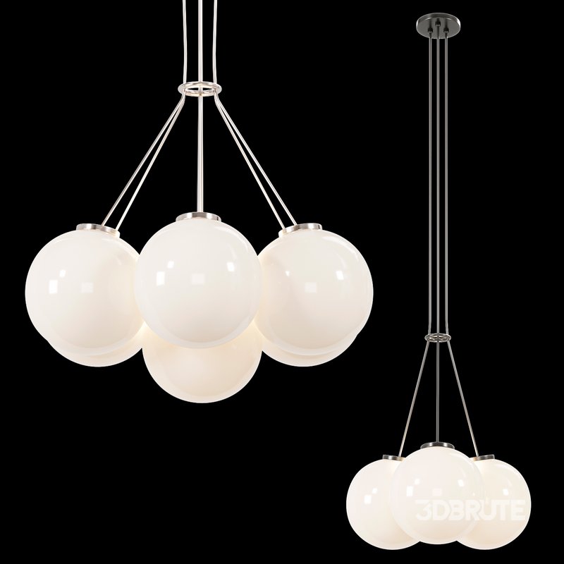 Glass 120 07R, 03R Chandelier set Image 4