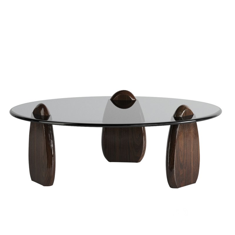coffee table with glass top moduluxe Image 3