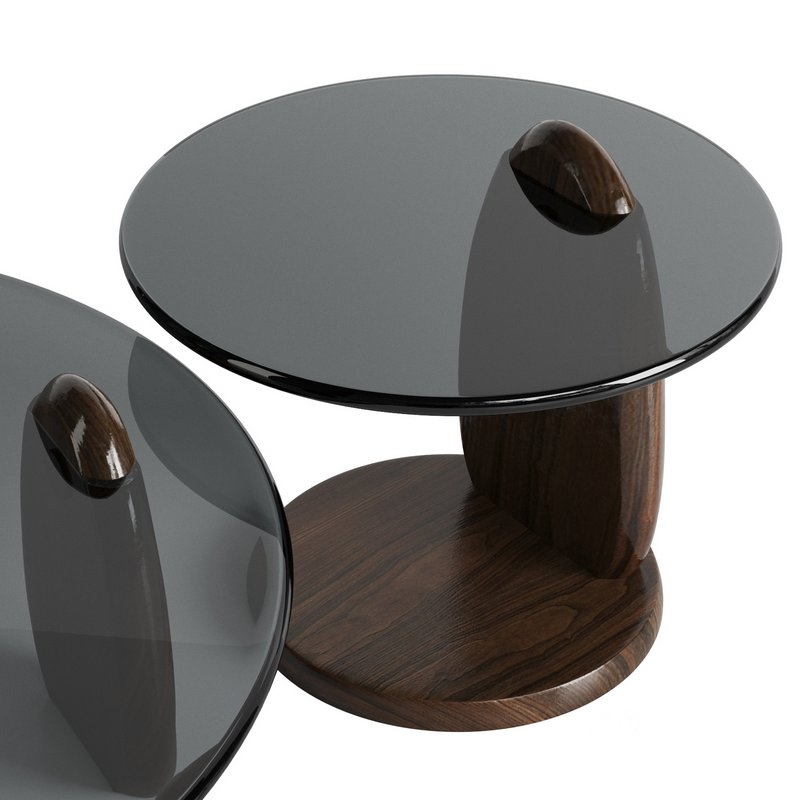 coffee table with glass top moduluxe Image 4