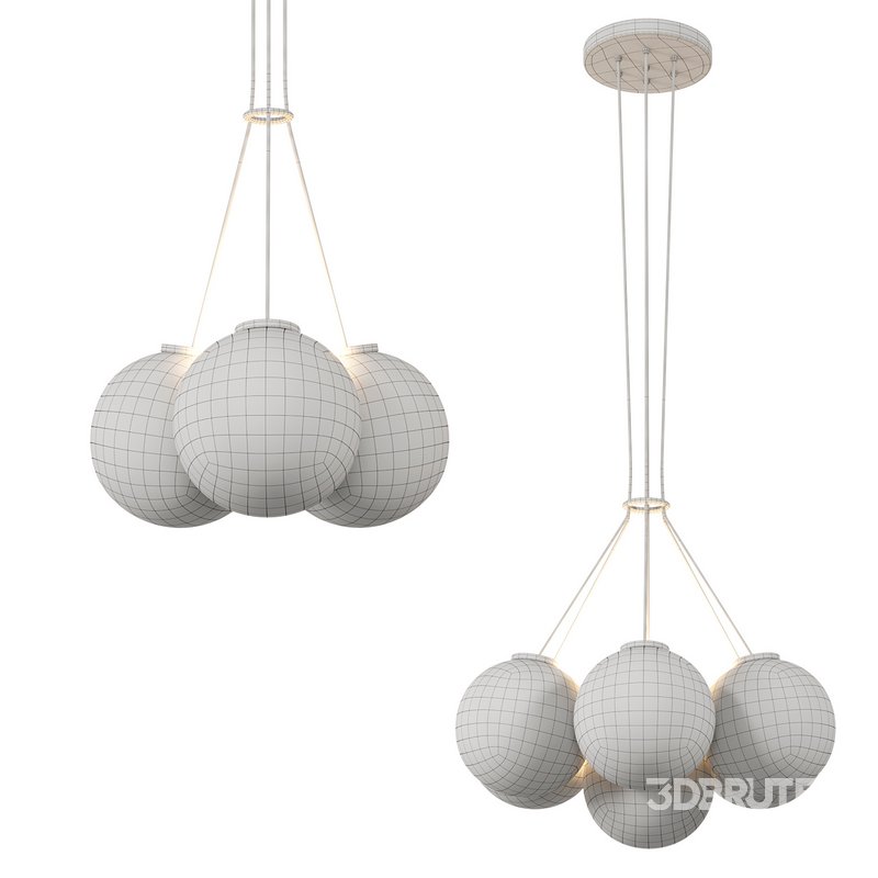 Glass 120 07R, 03R Chandelier set Image 5