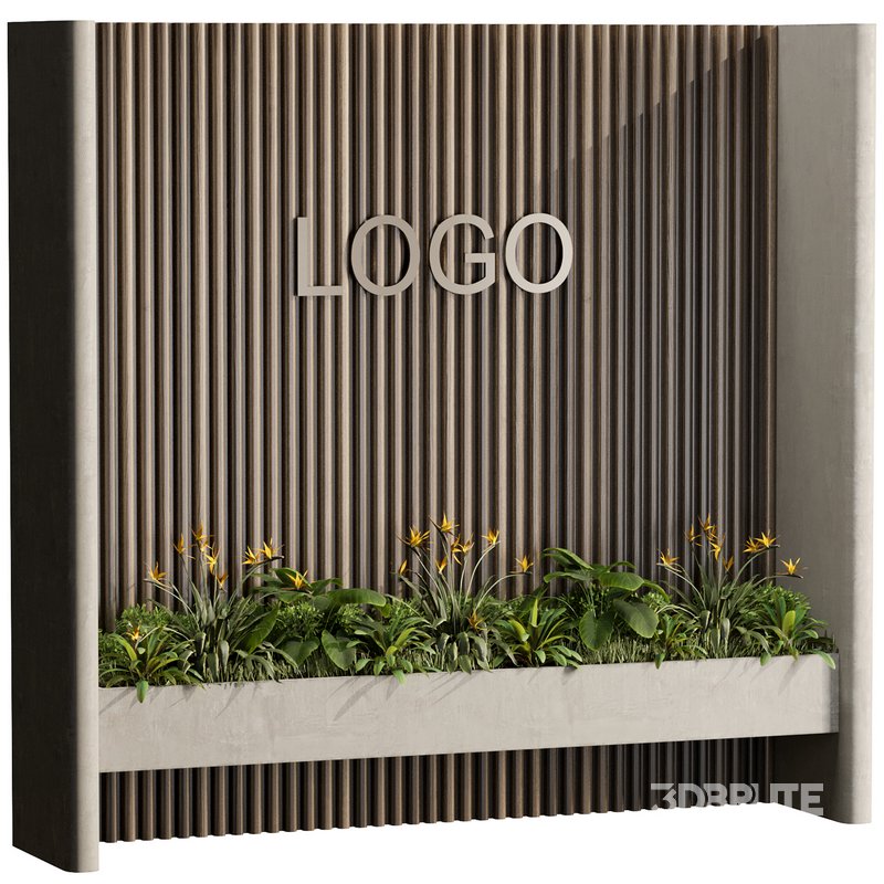 Wall with plant 06 Image 3