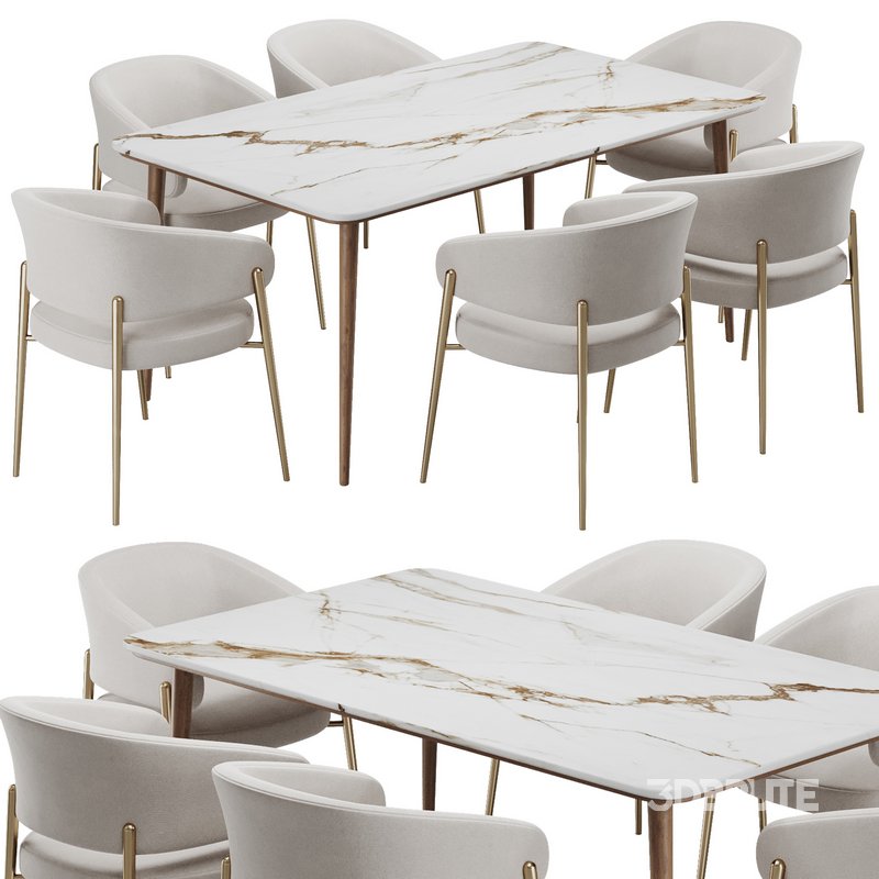 Dinning chair and table182 Image 1