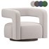 Restoration Hardware Drew Curved Swivel Chair RH - Thumbnail 1