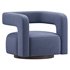 Restoration Hardware Drew Curved Swivel Chair RH - Thumbnail 3