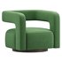 Restoration Hardware Drew Curved Swivel Chair RH - Thumbnail 4