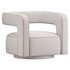 Restoration Hardware Drew Curved Swivel Chair RH - Thumbnail 5