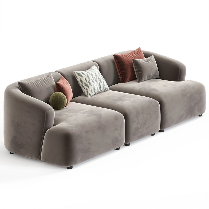 Sofia 3 Plazas Sofa By Westwing Image 2