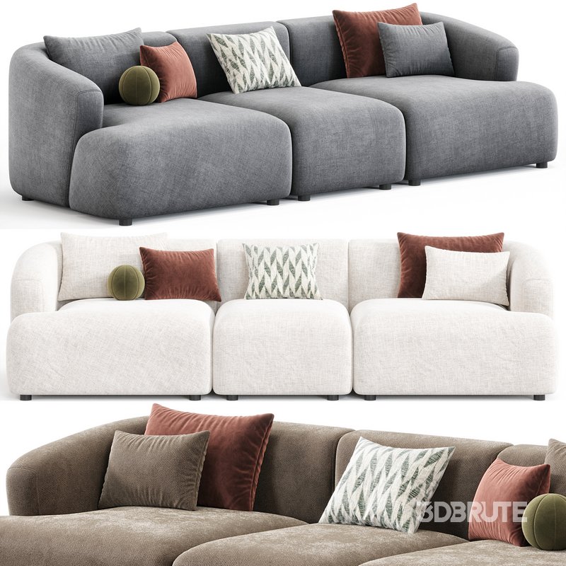 Sofia 3 Plazas Sofa By Westwing Image 1