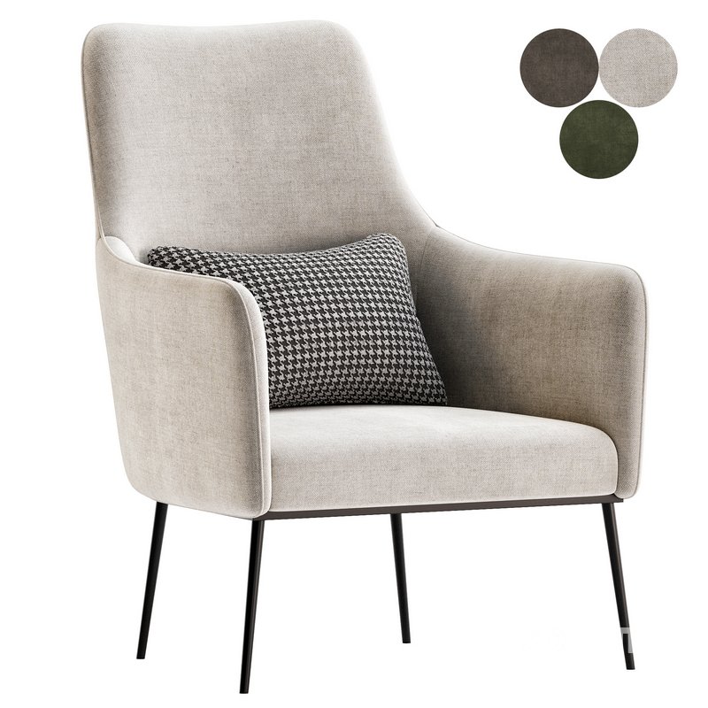 cortez theo onyx chair Image 3