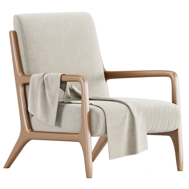 Zara Home – The ash wood armchair with linen upholstery Image 2