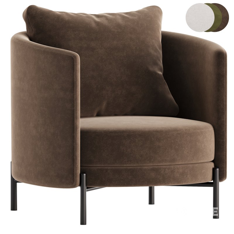 Fauteuil in tweed, Arcus design E. Gallina Image 2