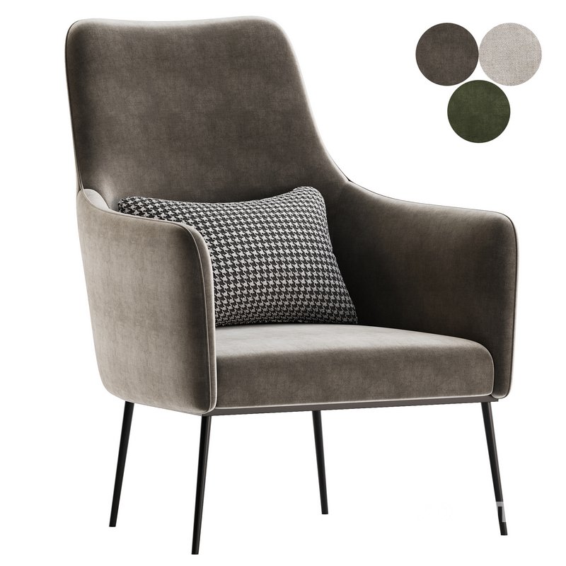 cortez theo onyx chair Image 2