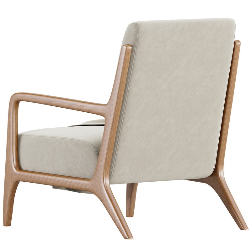 Zara Home – The ash wood armchair with linen upholstery Image 1
