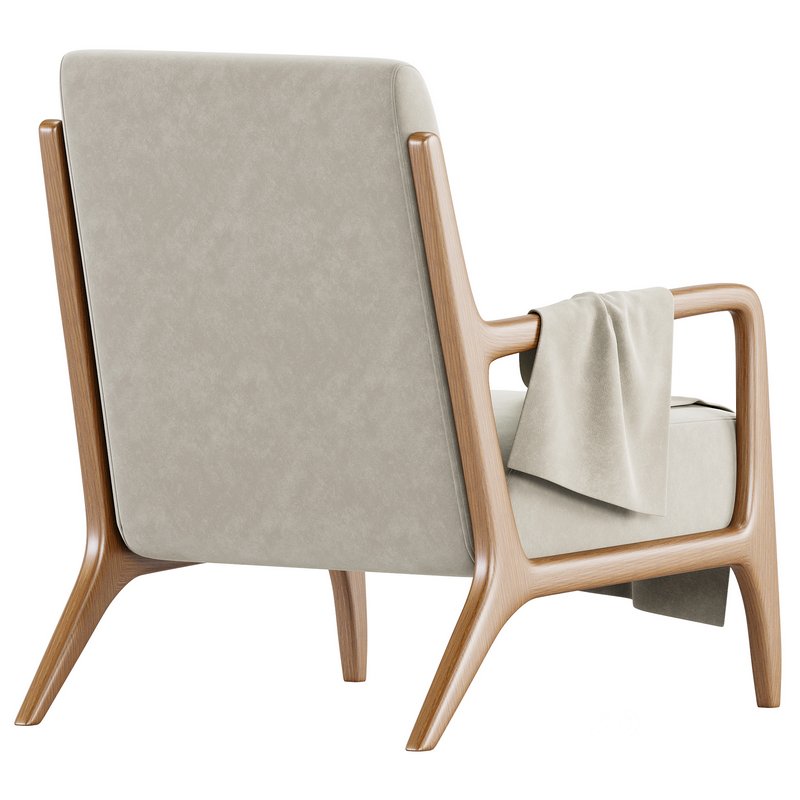 Zara Home – The ash wood armchair with linen upholstery Image 4