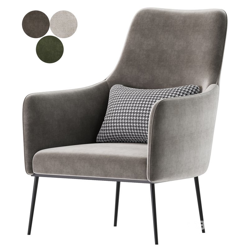 cortez theo onyx chair Image 5