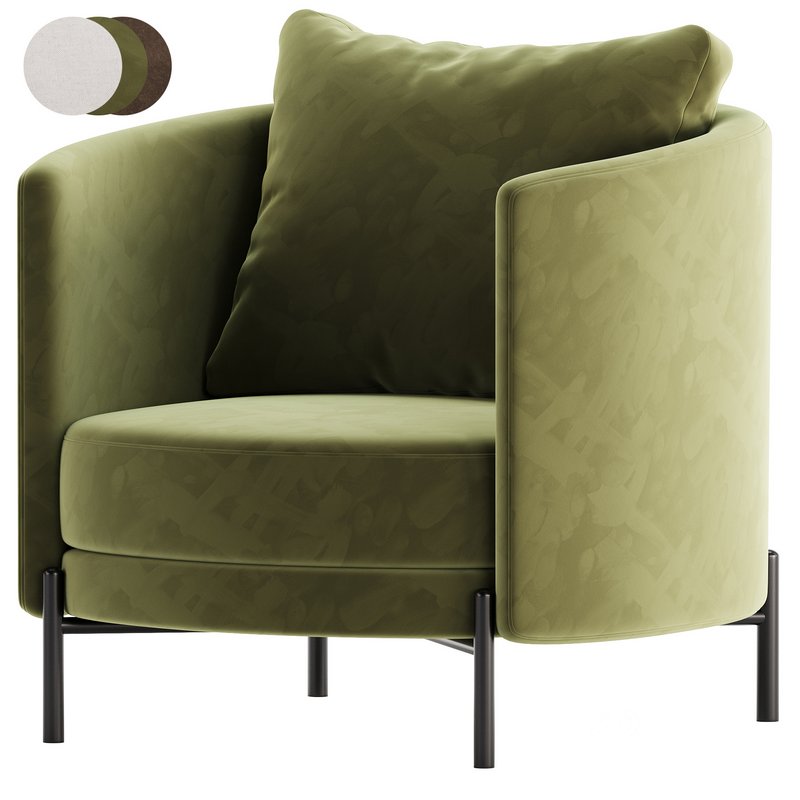 Fauteuil in tweed, Arcus design E. Gallina Image 4