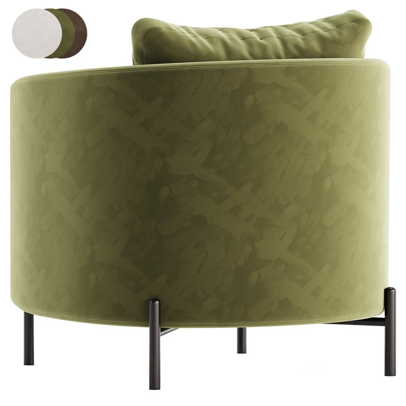 Fauteuil in tweed, Arcus design E. Gallina Image 5