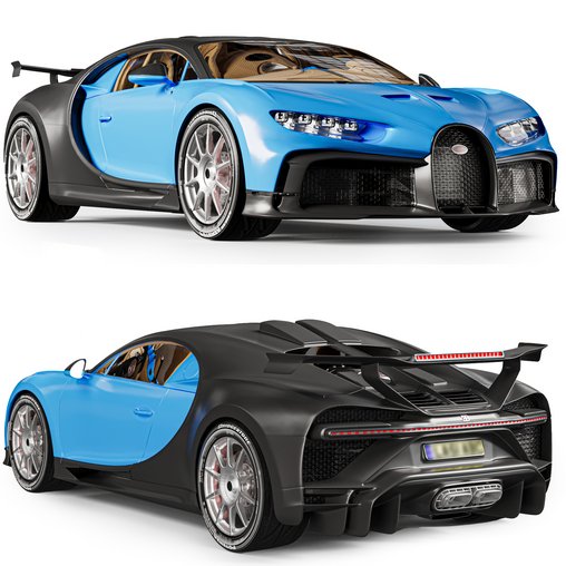 Bugatti Chiron + interior