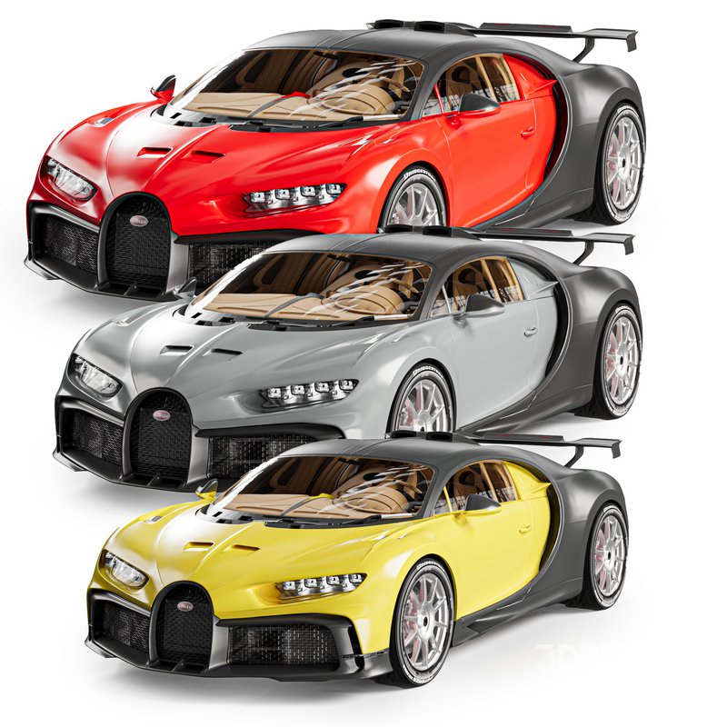 Bugatti Chiron + interior Image 1